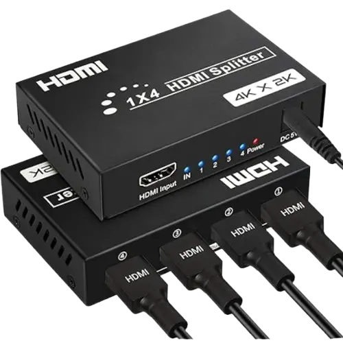 HDMI SPLITTER (4PORTS)-CKL-1 to 4 HDMI DUPLICATOR​.webp