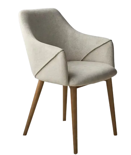 CHAIR WITH STEEL LEGS FABRIC​1.webp