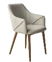 CHAIR WITH STEEL LEGS FABRIC​1.webp