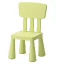 IKEA Kids Plastic Chair (Light Green)