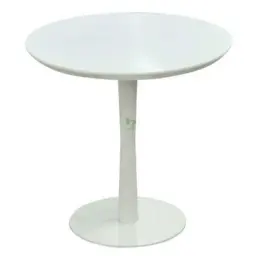 ROUND TABLE - WOOD - WHITE