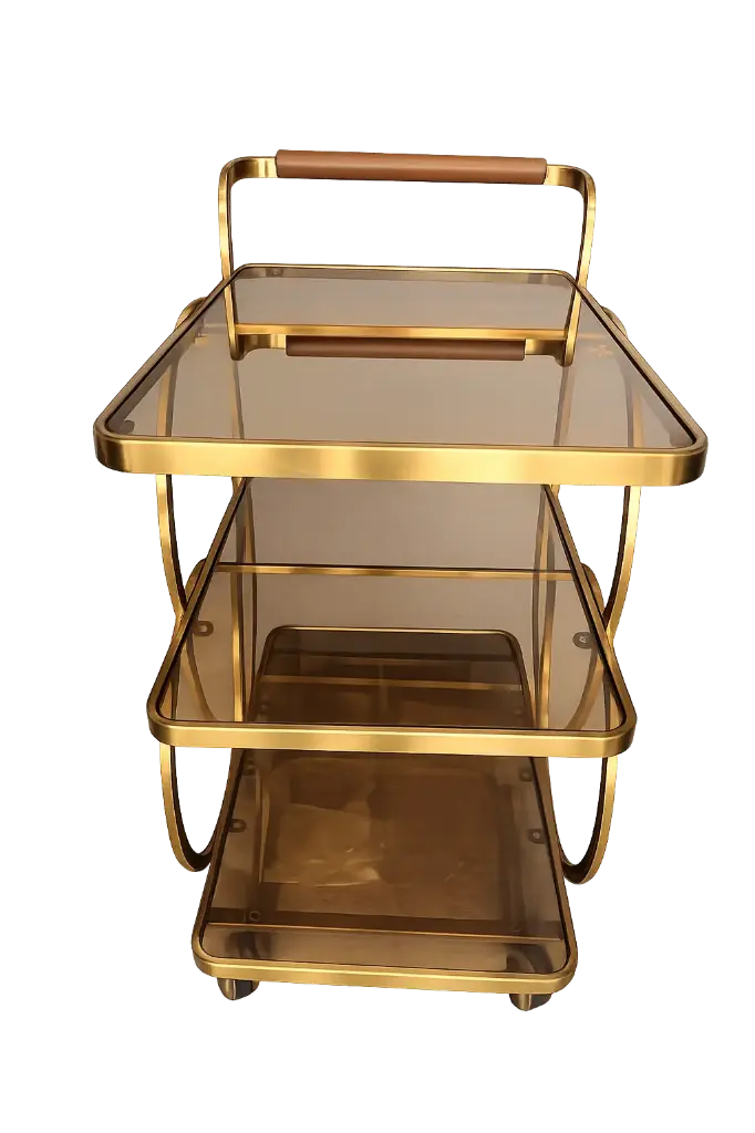  Glass Serving Table