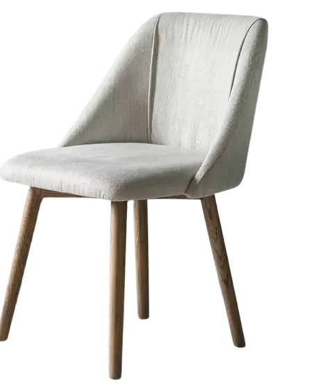 CHAIR STEEL LEGS FABRIC