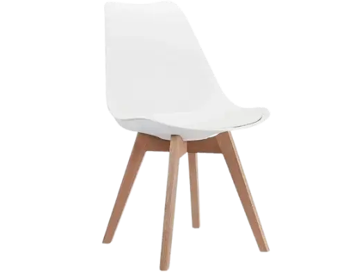 CHAIR WITH WOOD LEGS